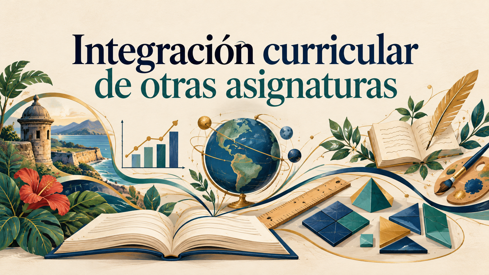 Integración curricular de otras asignaturas: ilustración representativa del taller