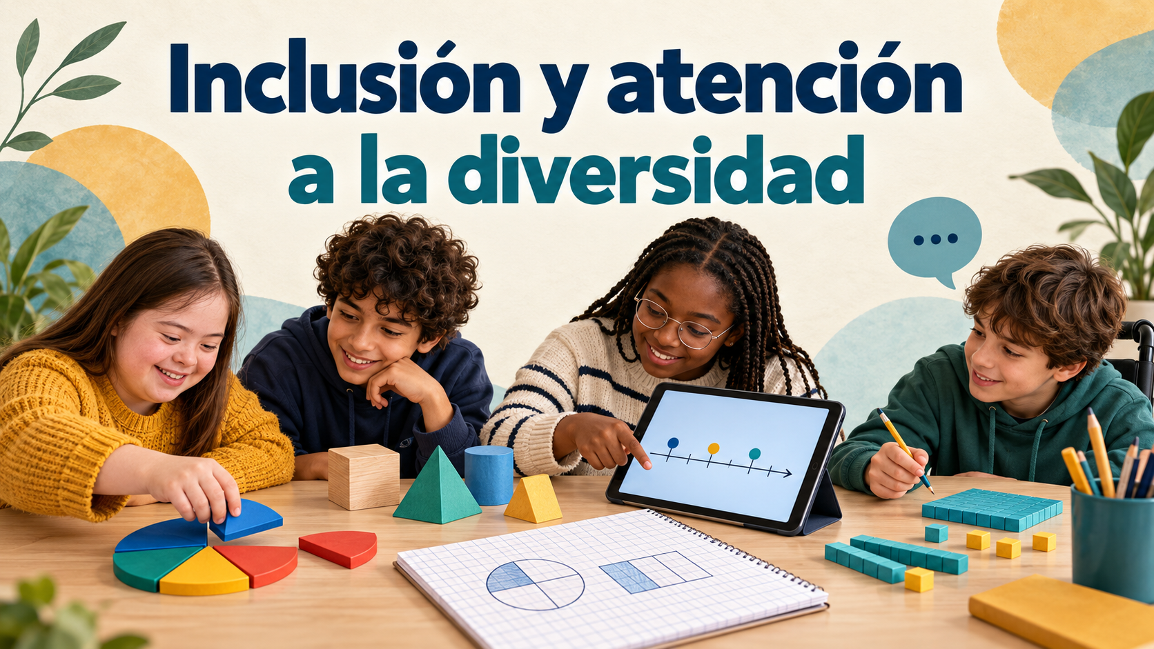 Inclusión y atención a la diversidad: ilustración representativa del taller