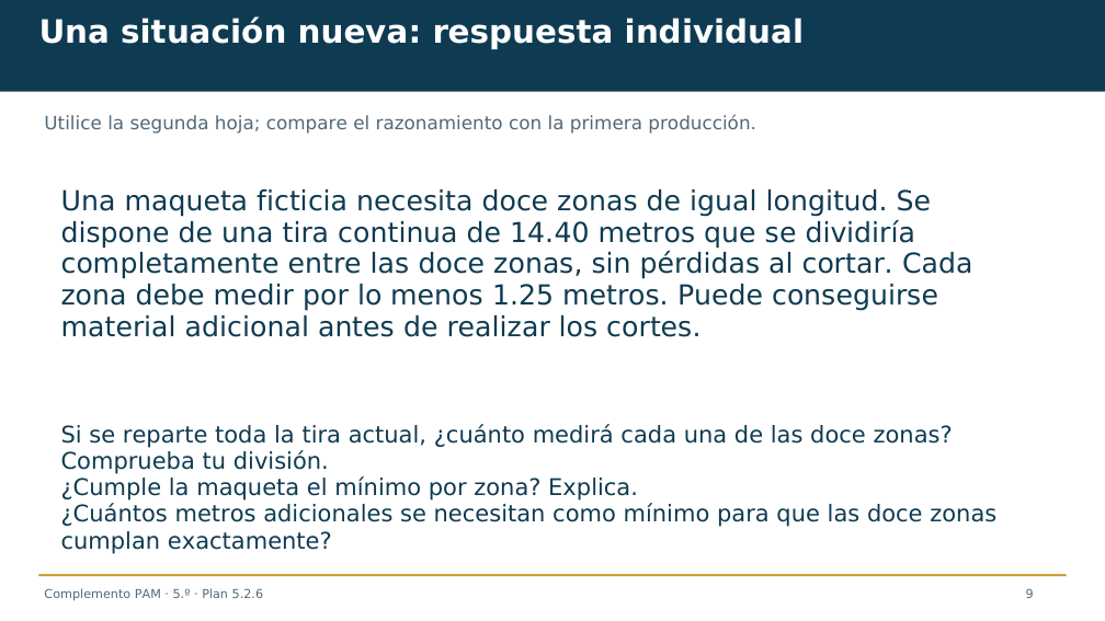 Diapositiva 9 del complemento: Señales de sonido con la duración adecuada