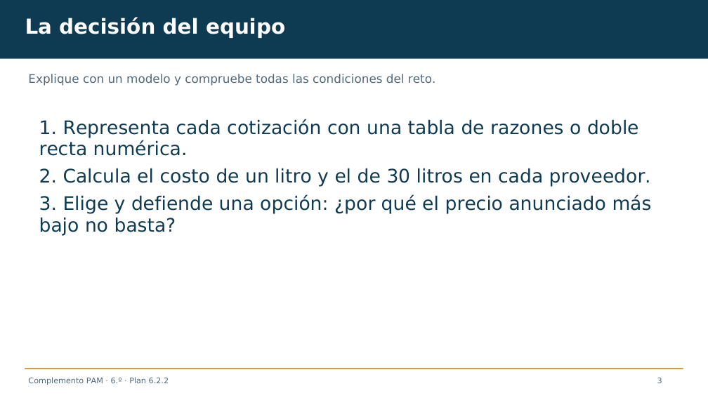 Diapositiva 3 del complemento: Agua para la feria: comparemos las tarifas